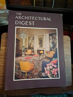 THE ARCHITECTURAL DIGEST Magazine Winter 1965 XXII No 3 Free Shipping
