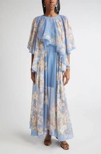 AUTH Zimmermann Cascadian Tiered Georgette Maxi Dress Size 2 AU/8 US