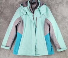 Reebok Jacket Womens Juniors XL Plus Teal Gra...