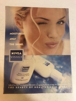 Nivea 1996 90s Vintage Print Ad pa34