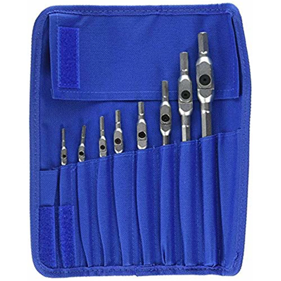 Bondhus 17 8 Piece Chrome Hex Pro Pivot Head Hex Wrench Set Foto 3 de 3