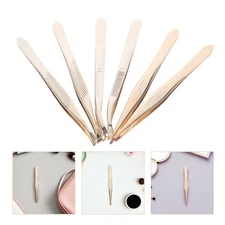  6 Pcs Lash Extension Tweezers for Lashes Eye Applicator Tools Clusters