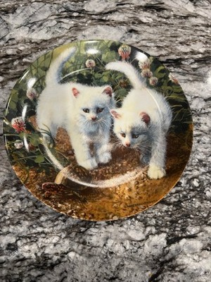 Knowles AMY BRACKENBURY S CAT TALES COLLECTION PLATE A Chance Meeting  1st Issue
