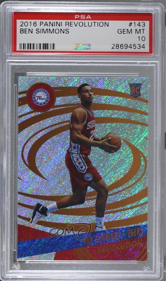 2016-17 Panini Revolution Rookies Ben Simmons #143 PSA 10 GEM MT r5u