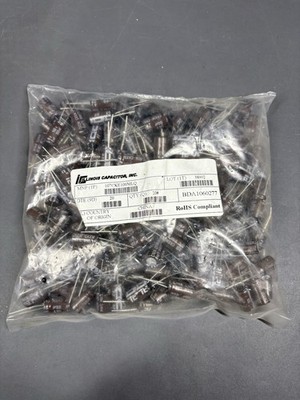200pcs Illinois Capacitor 100uF 20V Radial Electrolytic Capacitors 107CKE100MLQ