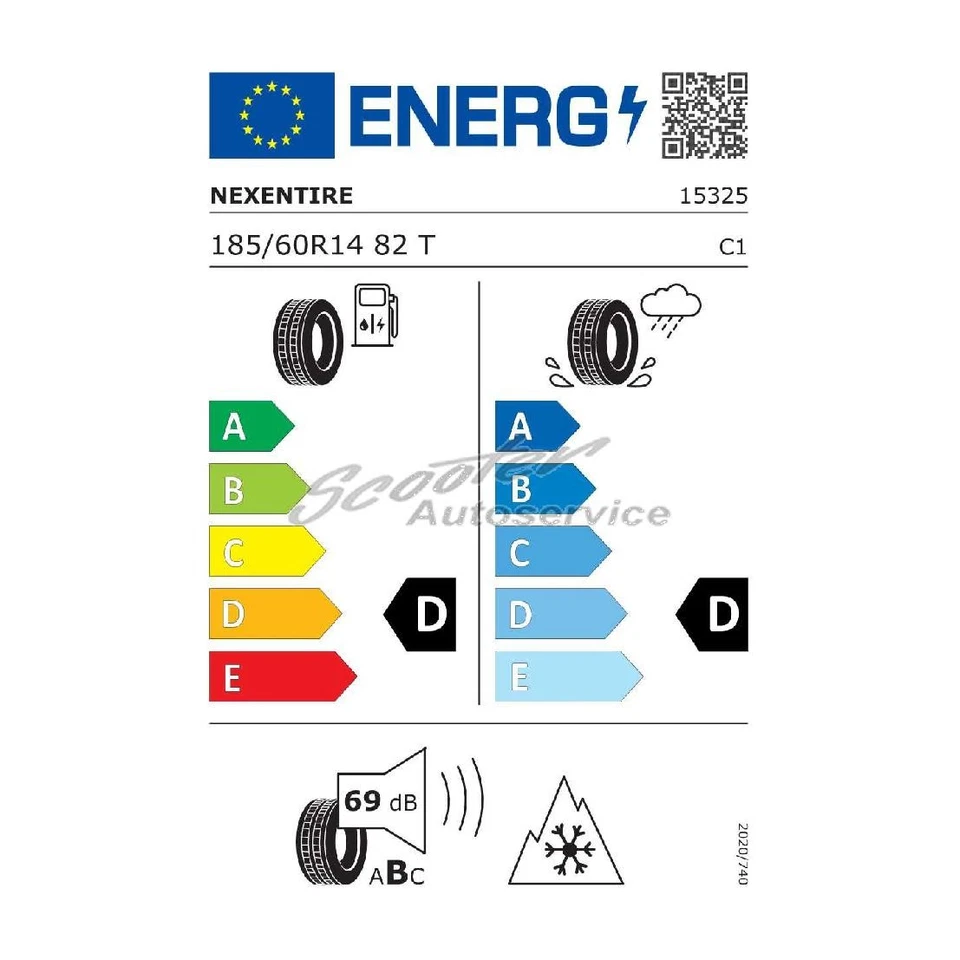 Nexen 185/60R14 82T Ganzjahresreifen N-Blue 4Season 3PMSF | 63189 - Bild 2 von 4