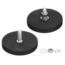 2 St&uuml;ck 1,7" Gummi-Magnete f&uuml;r Werkstatt, 19LBS Magnetbasis mit M5 Gewinde