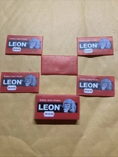 5 Double Edge Razor Blades, Leon Carbon Steel Long Hole