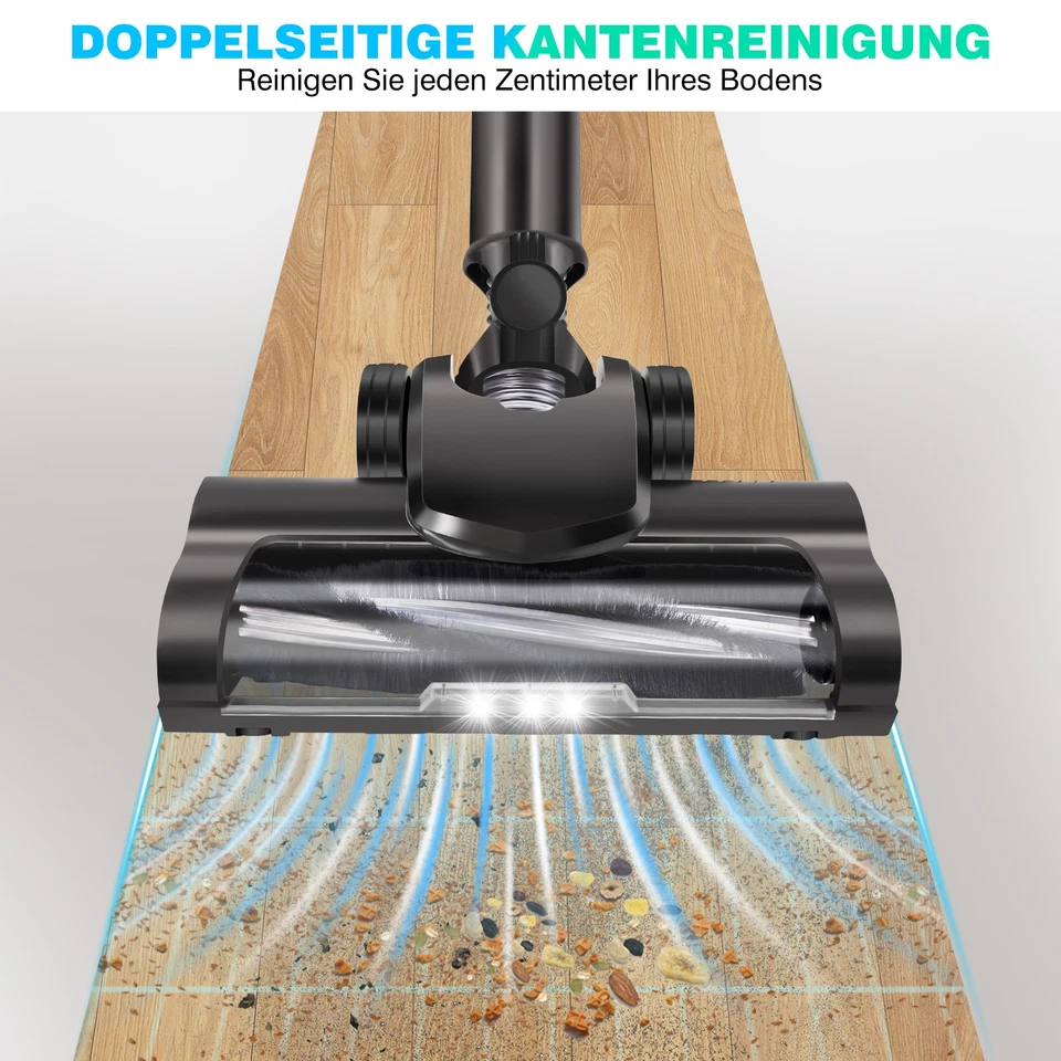 6-in-1 LED kabelloser Akku Staubsauger Tragbarer Beutelloser Handstaubsauger DHL - Bild 4 von 4