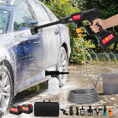 #ad #ad Battery Portable Pressure Washer 1450PSI Powered Cordless Power Washer 21V ... $104.84