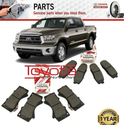 Genuine Toyota Tundra Front Brake Pads 04465-AZ220 – Ceramic, Low Dust, Quiet – 2007–2021