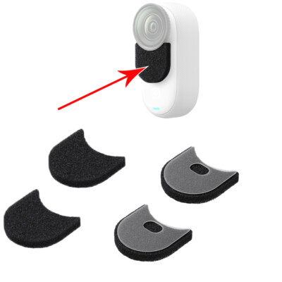 For Insta360 GO 3/GO 3S Thumb Camera Noise Reducing Foam Close Fit Radio Cotton