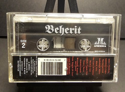 Beherit – Drawing Down The Moon Cassette 1993 JL America - Picture 2 of 5