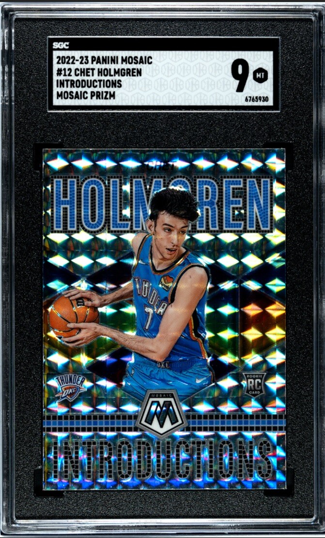 Chet Holmgren 2022-23 Mosaic Introductions Mosaic Prizm | eBay