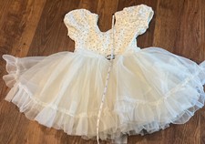 Girl White Costume Size Small