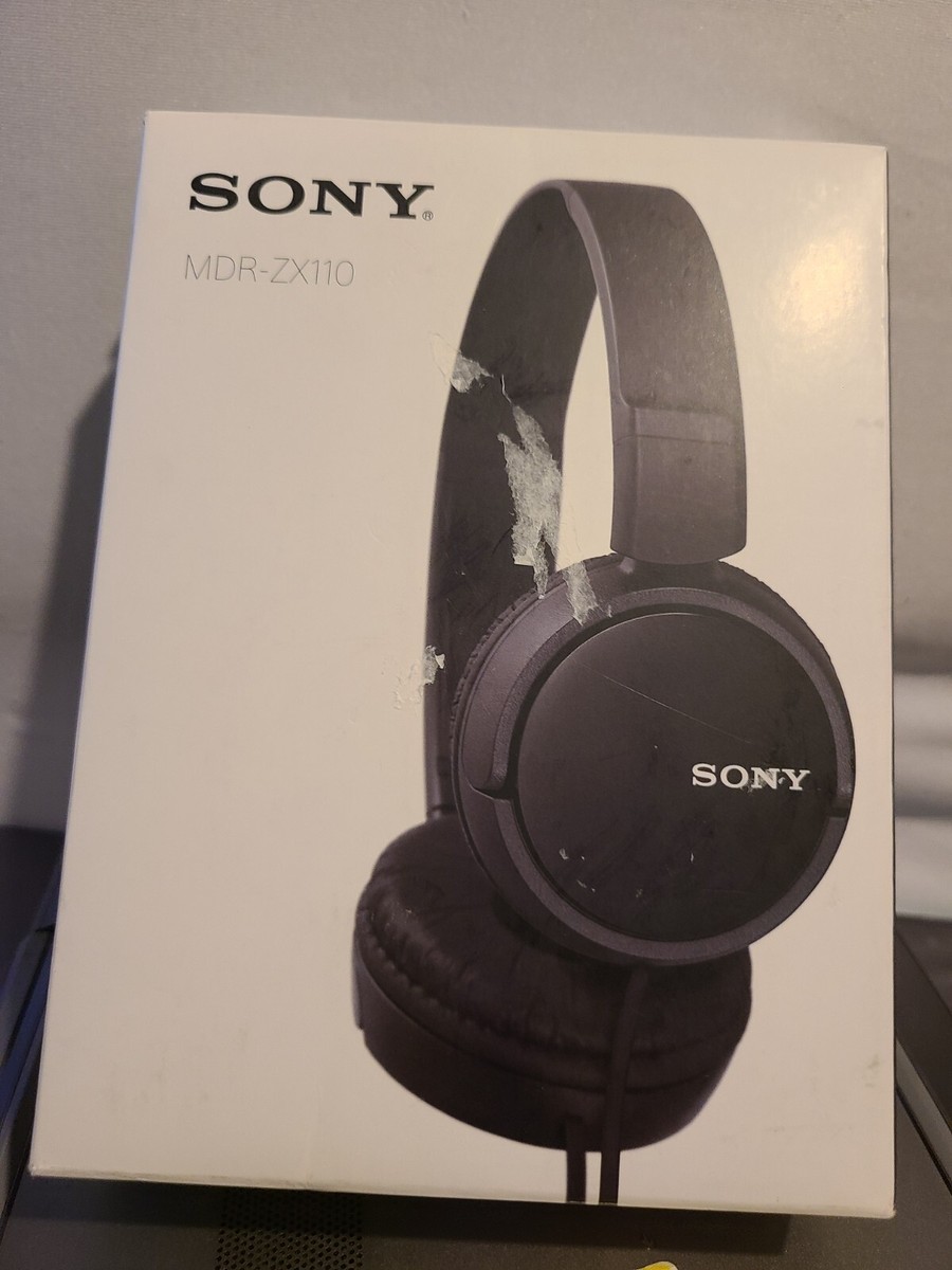Sony MDR-ZX110 Over the Ear Stereo Headphones - Black 27242867086