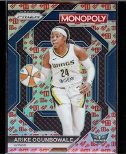 Arike Ogunbowale 2024 WNBA Panini Prizm Monopoly #14 Red Dice Parallel SSP