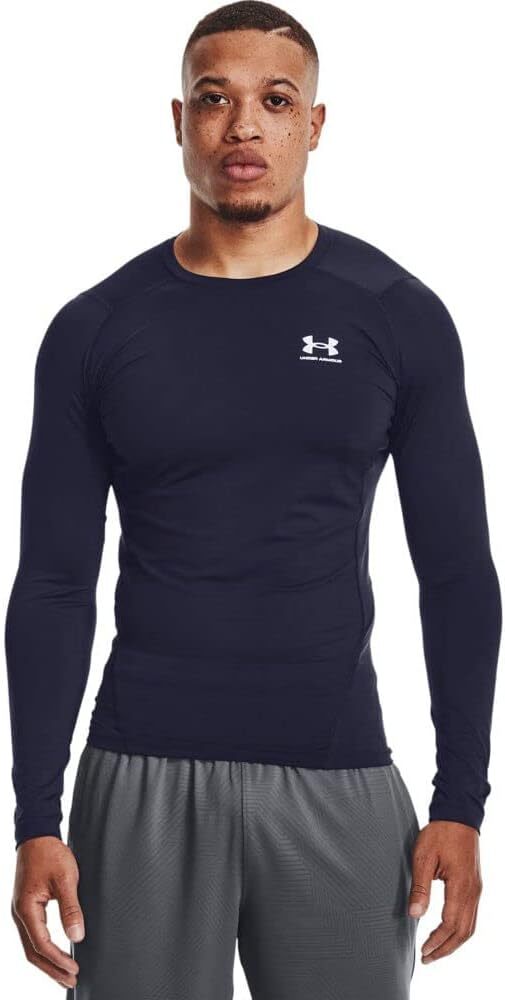 Компрессионная футболка с длинным рукавом Under Armour Темно-синий 410Белый 6990₽