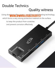 NEW Type-C USB-C Multifunctional Multi-function Docking Station OTN-9180