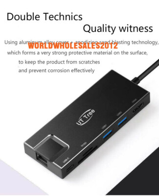 NEW Type-C USB-C Multifunctional Multi-function Docking Station OTN-9180