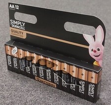 12 or 16 DURACELL QUALITY GUARANTEED AA & AAA ALKALINE BATTERIES BNIB 1.5V