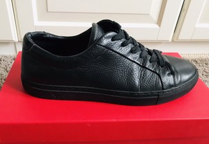 reiss black trainers