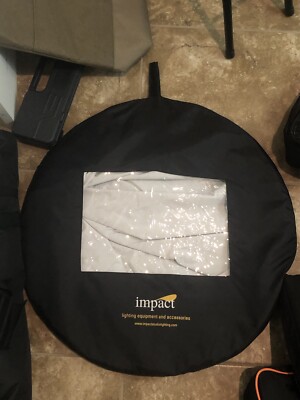 Impact Collapsible Circular Reflector Kit (42'')-White