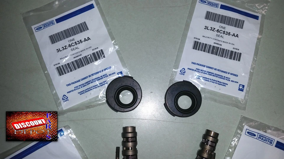 Set 2 Genuine Ford 2005 2006 Lincoln Navigator 5.4L 3V VCT Solenoid Seal  — 第 3/4 张图片