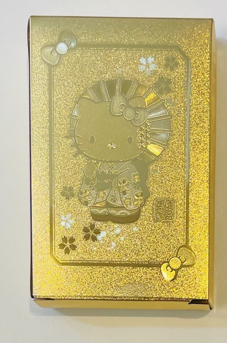 Hello Kitty Gold Playing Cards From Japan,Rare☆ 2016 | eBay