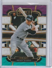 2024 Panini Select Baseball Mickey Mantle Concourse Tri-Color Prizm