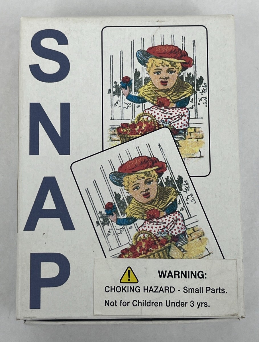 SNaP cards　スナップカード　５６枚入り　１点 Snap The Pictorial Card Game Retro 1800's Illustrations Perisphere