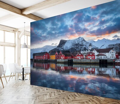 3D Schnee Berg M3761 Tapete Wandbild Selbstklebend Marco Carmassi Romy