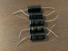 5 New 47 uf 450v Axial Capacitors Guitar Tube Amp  Radio Electrolytic Qty Av 