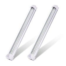 2X 108LEDs Camper Cargo Interior Light RV Trailer Ceiling Lamp Car Boat Van 12V
