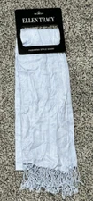 Ellen Tracy Gray Pashmina Style Scarf NWT