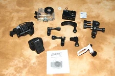 Migear Extreme 1080 Full HD Action Camera underwater hard case and many mounts