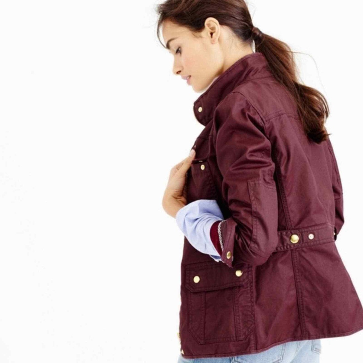 J.Crew Womens The Downtown Utility Field Jacket | eBay display picture 1
