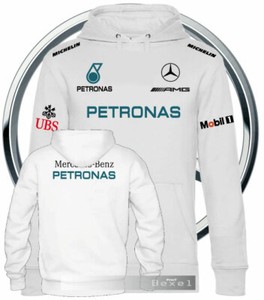 Felpa Printed Mercedes AMG Petronas Maglia Auto Moto Team Italia Racing  Cotone B | eBay