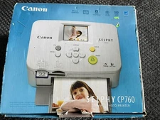 Canon SELPHY CP760 Digital Photo Thermal Printer Works