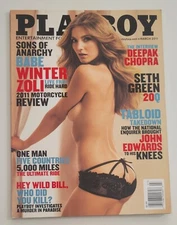 D) Playboy March 2011 Adult Magazine Winter Zoli