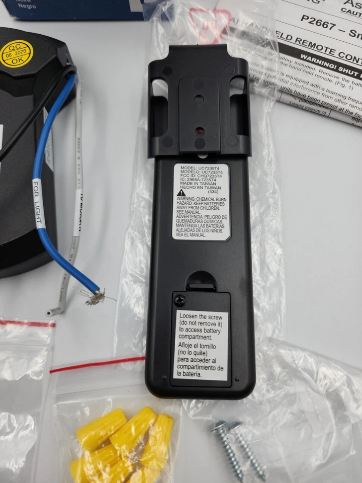 Progress Lighting P2667-31 AirPro Fan Control - Ceiling Fan Wifi Remote Control - Image 4 of 4