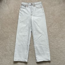 NWT Madewell The Perfect Vintage Wide Leg Crop Jean Womens 26 Edmunds Wash Denim