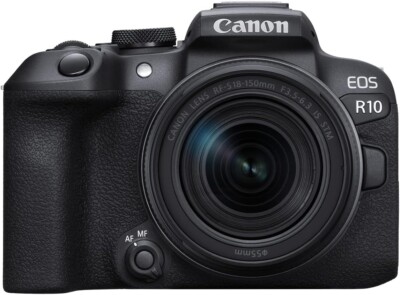 Canon EOS R10 Mirrorless Camera w/RF-S18-150mm f/3.5-6.3 is STM Lens Kit Renewed