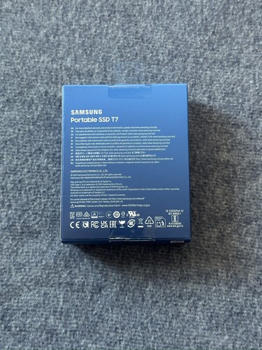 SAMSUNG T7 Portable 1TB SSD - Blue - Photo 2/2