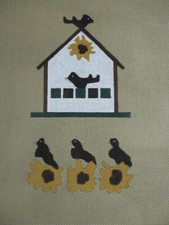 Stitch in Time Handpainted Needlepoint Canvas Birds of a Feather Fanci That