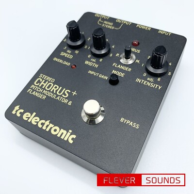 tc electronic SCF GOLD Guitar Effects Pedal Chorus / Flanger