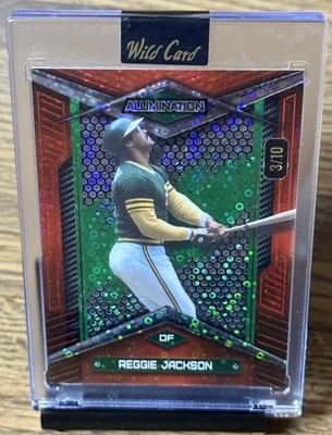 Reggie Jackson   2024 Wild Card Alumination Red/Green #3/10