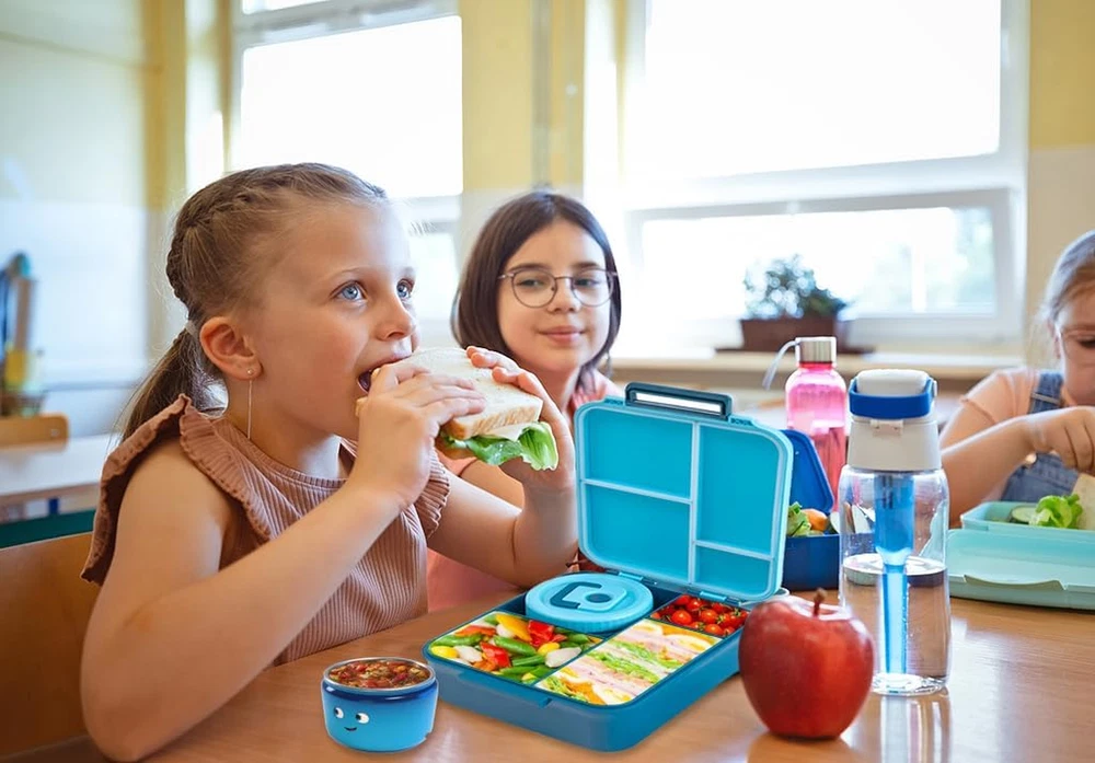 Lunch Bento Box for Kids Adult Bento Lunch Box with Insulated Thermos Food Jar