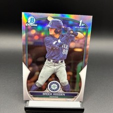 2023 Bowman Chrome Refractor #BDC-171 Brock Rodden Seattle Mariners