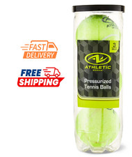 Athletic Works Pressurized Tennis Balls, 3-Pack, All Court Use New sealed